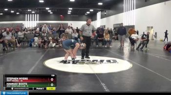 119 lbs Round 2 (8 Team) - Stephen Myers, West Virginia vs Hannah Boots, Zeus Wrestling Club