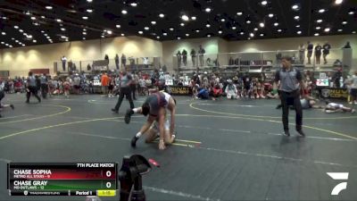 110 lbs Finals (8 Team) - Chase Gray, MO Outlaws vs Chase Sopha, Metro All Stars