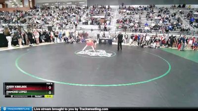 50 lbs Cons. Round 2 - Avery Kibelbek, TN vs Diamond Lopez, CA