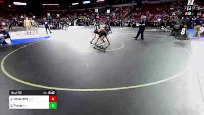 113 lbs Consi Of 16 #1 - Johny Navarrete, Chico (NS) vs Syruss Flores, Paloma Valley (SS)