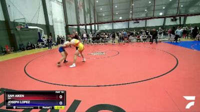 150 lbs Cons. Round 3 - Sam Aiken, WA vs Joseph Lopez, CA