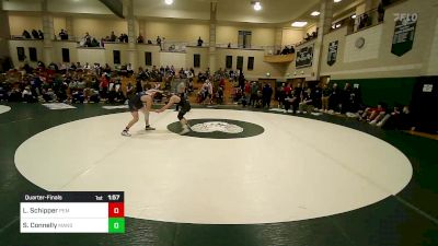 152 lbs Quarterfinal - Logan Schipper, Pembroke vs Sam Connelly, Mansfield