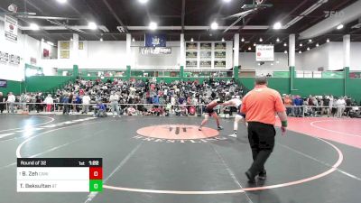 160 lbs Round Of 32 - Beau Zeh, Canisteo-greenwood vs Timur Beksultan, Brooklyn Technical