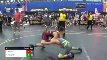 92 lbs Round 4 (6 Team) - Hayden Piovarchy, Steel Valley vs Landon Schulte, Combative Sports Athletic Center