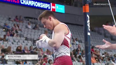 Brody Malone - High Bar, Stanford Univ - 2021 US Championships Senior Competition International Broadcast