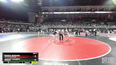 116 lbs Quarterfinal - Brendy Puckett, Johansen vs Briseis Serrano, Lincoln (Stockton)