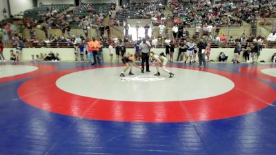 100 lbs Quarterfinal - Emery Smith, Morris Fitness Wrestling Club vs Max Applegate, West Forsyth Wrestling Club