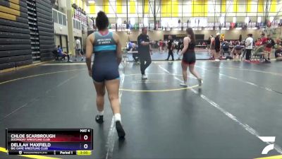 164 lbs Quarterfinal - Chloe Scarbrough, Doomsday Wrestling Club vs Delilah Maxfield, Big Game Wrestling Club