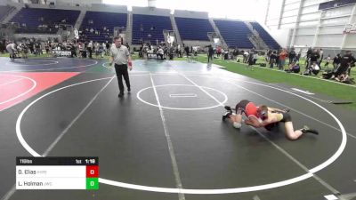 116 lbs Quarterfinal - David Elias, Hyperbolics Wrestling vs Ladd Holman, Jwc