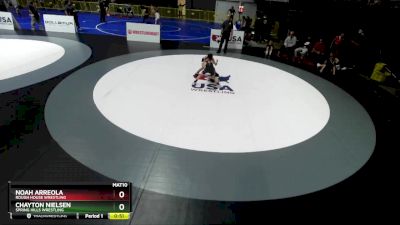 70 lbs Cons. Round 3 - Noah Arreola, Rough House Wrestling vs Chayton Nielsen, Spring Hills Wrestling