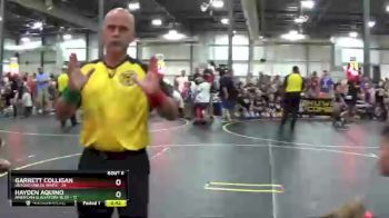 101 lbs Round 2 (6 Team) - Garrett Colligan, Untouchables White vs Hayden Aquino, American Gladiators-Blue