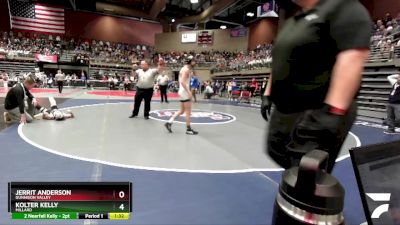 2A 120 lbs Semifinal - Kolter Kelly, Millard vs Jerrit Anderson, Gunnison Valley