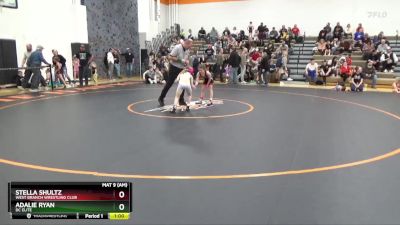 B-2 lbs Round 5 - Stella Shultz, West Branch Wrestling Club vs Adalie Ryan, DC Elite