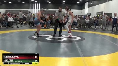 139 lbs Round 2 (8 Team) - Asa Yost, Patriots Wrestling Club vs Caiden Hodge, Gotcha Illinois (IL)