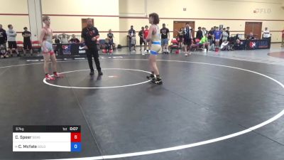 57 kg Rnd Of 32 - Cole Speer, Seasons Freestyle Club vs Cash Mcfate, Gold Rush Wrestling