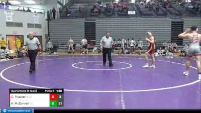 195 lbs Quarterfinals (8 Team) - Kaden McConnell, Center Grove vs Caden Thacker, Evansville Mater Dei