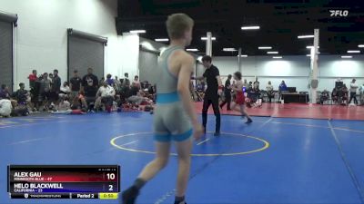 114 lbs Placement Matches (8 Team) - Lincoln Robideau, Minnesota Blue vs Cole Cronan, California