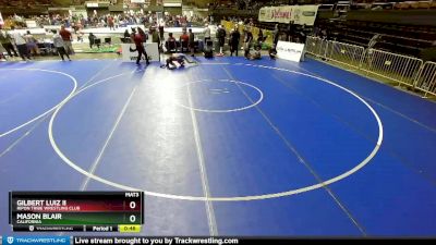 114 lbs Cons. Round 2 - Mason Blair, California vs Gilbert Luiz Ii, Ripon Tribe Wrestling Club