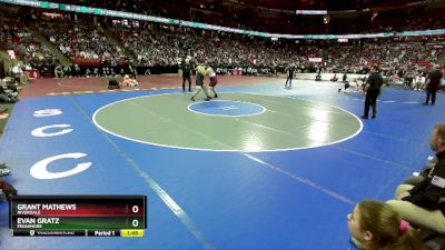 D3-285 lbs Semifinal - Evan Gratz, Fennimore vs Grant Mathews, Riverdale