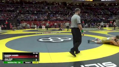 D2-190 lbs Semifinal - Kaiden Haines, Minerva vs Max Ray, Columbian