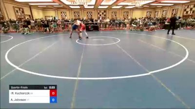 182 lbs Quarterfinal - Robert Kucharczk, Va vs Aaron Johnson, Vt