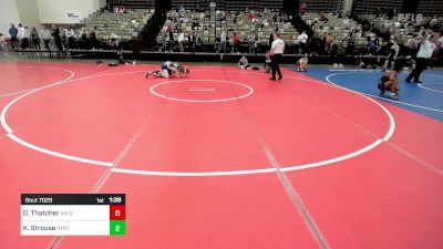 134-H lbs Quarterfinal - Danny Thatcher, Wilson Area vs Kingston Strouse, Northport