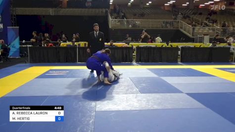 ALYSSA REBECCA LAURON WALLS vs MELINDA HERTIG 2024 Pan Jiu Jitsu IBJJF Championship