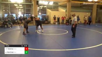 285 lbs Final - Tj Takafua, Fremont (Sunnyvale) vs Javier Martinez, Dinuba