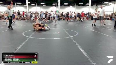 110 lbs Round 3 (8 Team) - Gannon Beach, Mayfield Mat Academy vs Cael Killo, FL Scorpions