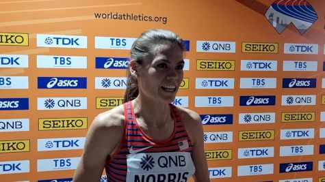 Josette Norris After The 1500m Final