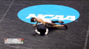 165 lb Quarterfinal, David Carr, Iowa State vs Dean Hamiti, Wisconsin