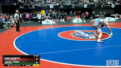 4A-190 1st Place Match - Evan Wingrove (Heritage-Catoosa) vs  Ezekiel Harris (North Hall)