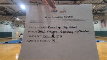 Pennridge High School [Game Day Small Varsity - Non-Tumble] 2021 UCA December Virtual Regional