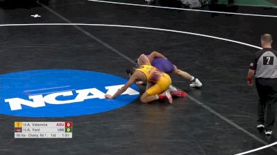 165 lb, R32, Anthony Valencia, Arizona State vs. Austin Yant, Northern Iowa