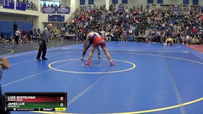 190 lbs Champ. Round 3 - James Lux, Mendon HS vs Luke Bostelman, PATRICK HENRY