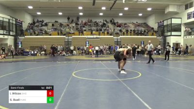 165 lbs Semifinal - Isaac Wilcox, Ohio State vs Stoney Buell, Purdue