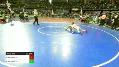 110 lbs Round Of 16 - Olaf Boguski, Fair Lawn vs Kelle Domanick, Clearview