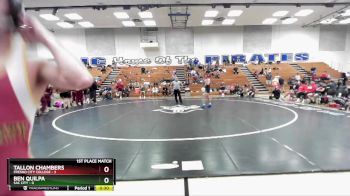 133 lbs Placement Matches (16 Team) - Adrian Chavez, Fresno City College vs Jacob Hodge, Sac City