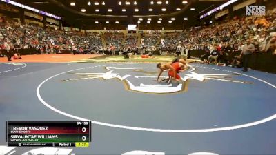 6A-150 lbs Champ. Round 1 - Trevor Vasquez, Olathe North vs Sirvauntae Williams, Wichita-Southeast