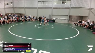 120 lbs Semis & 3rd Wb (16 Team) - Lincoln Rex, Utah vs Charlie Irwin, North Dakota Blue