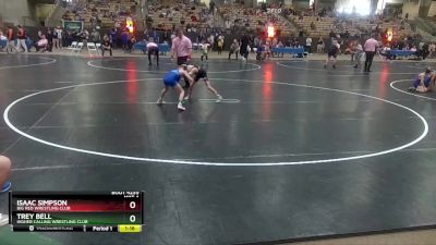 60 lbs Semifinal - Isaac Simpson, Big Red Wrestling Club vs Trey Bell, Higher Calling Wrestling Club