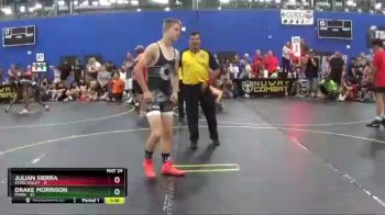 125 lbs Quarterfinals (8 Team) - Drake Morrison, POWA vs Julian Sierra, Steel Valley