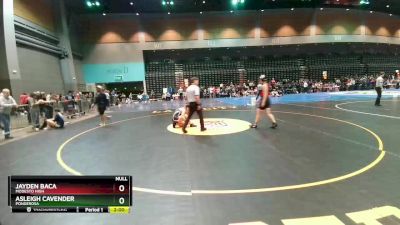 152 lbs Prelim - Jayden Baca, Modesto High vs Asleigh Cavender, Ponderosa