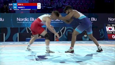 86 kg Qualif. - Gwanuk Kim, South Korea vs Sandeep Mann, India