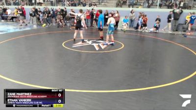 136 lbs Round 2 - Ethan Vankirk, Juneau Youth Wrestling Club Inc. vs Zane Martinez, Anchorage Youth Wrestling Academy