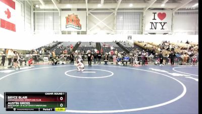 70 lbs Champ. Round 1 - Bryce Blair, Shenendehowa Wrestling Club vs Austin Gross, Brockport Jr Blue Devils Wrestling Club