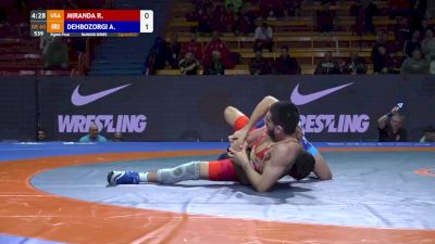 60 kg Randon Miranda, USA vs Amirreza Dehbozorgi, IRI