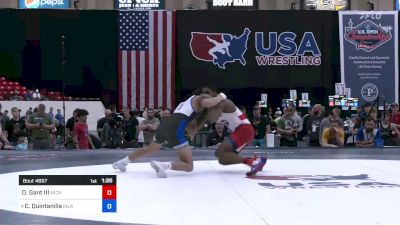 52 kg Semis - Dale Gant III, Michigan vs Czar Quintanilla, Inland Northwest Wrestling Training Center