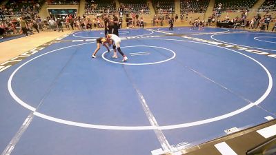 80 lbs Semifinal - Jonah Roberts, Tulsa Blue T Panthers vs Cayden Crawford, Pawhuska Elks Takedown