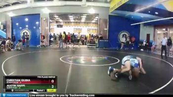 120 lbs Placement (16 Team) - Austin Nappi, North Port vs Christian Iguina, Black & Blue
